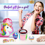 Unicorn Slime Kit for Girls and Boys Includes Unicorn Slime with 4 Bonus Extra: Foam Balls, Fruit Slices, Unicorn Galaxy Egg and Unicorn Bracelet | Unicorn Accessories | Stress Relief Toy for Kids
