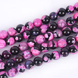 37pcs 10mm Red Fire Agates Round Stone Beads Natural Stone Beads for Jewelry Making Adults 15''/ Strand