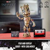 LEGO Marvel I am Groot 76217 Building Kit; Collectible Baby Groot Model for Play and Display; Gift for Kids Aged 10+ (476 Pieces)