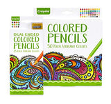 Crayola 50ct Colored Pencils with 12ct Dual-Ended Colored Pencils, Gift (Amazon Exclusive)