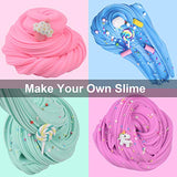 8 Pack Butter Slime kit, with Unicorn, Cake, Ice Cream, Peach and Lemon Slime, Non-Sticky, Stress Relief Toys ,Party Favors for Boys and Girls
