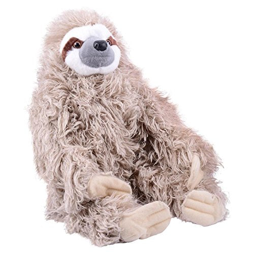 Wild Republic Three Toed Sloth Plush, Stuffed Animal, Plush Toy, Gifts for Kids, Cuddlekins 12