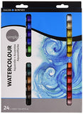 Daler Rowney- Daler Simply Watercolour Aquarelle Set 24 x 12ml Tubes