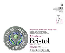 Strathmore 580 Bristol, Vellum, 14 x 17 Inches Pad (ST580-82)