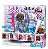 LOL Surprise OMG Fashion Show Hair Edition Lady Braids Fashion Doll with Magic Mousse, Transforming Hair, Hair Accessories, Collectible Fashion Dolls, Fashion Toy Girls Ages 4 and up, 10-inch Doll