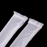 Jili Online Fashion White Over the Knee Fishnet Stockings Socks for 1/3 BJD SD DZ DOD LUTS Dolls