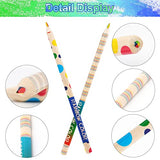 Showvigor Wooden Colored Pencils for Kids, 30 Pcs Rainbow Pencils