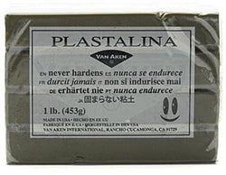 Van Aken Plastalina Modeling Clay (Sculptor Gray) - 1 Lb. Bar 3 pcs sku# 1839659MA