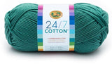 Lion Brand Yarn - 24/7 Cotton - 6 Skein Assortment (Mix 2)