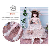Xin Yan Bjd Dolls 23.8 Inch Sd Doll 1/3 Bjd Doll Ball Jointed Doll Fashion Anime Doll with Beautiful Doll Clothes and Doll Wig, Dolls Gifts for Girls Women Thanksgiving Day