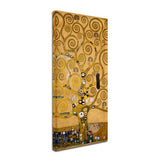 Tree of Life 'Soclet Frieze', 1905 Artwork by Gustav Klimt, 16 by 32-Inch Canvas Wall Art