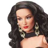 Barbie Collector Signature Doll, María Félix Wearing Elegant, Glimmering Gold and Black Gown with Ornate Jewelry, Barbie Tribute Collection