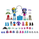 My Little Pony Equestria Girls Fashion Squad Rainbow Dash and Starlight Glimmer Mini Doll Set Toy with Over 40 Fashion Accessories