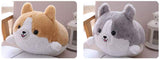 MathewArt Cute Funny Corgi Dog Butt Plush Pillows Soft Toys (Brown-2-S-35CM)