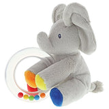 Baby GUND Flappy the Elephant Stuffed Animal Rattle Plush Toy, 5”