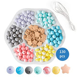 Savvy Choice Silicone Beads Bulk Set - 12mm Round Silicone Beads - Create Colorful DIY Bracelet & Necklace Jewelry, Keychain Bead Clip Kit