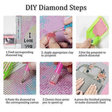 5D Diamond Painting Kits for Adults - Stay Wild Moon Child Paint with Diamonds Full Round Drill 5D Diamond Dots Craft Diamond Art Kits - for Home Wall Decor and Adults Kids DIY Gift 12 X 16 inch