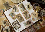 60Pcs Stickers Set Vintage Plant Flower Journal Stickers for Planner DIY Crafts Embelishment Diary 30 Designs Each 2pcs (Fashionable Girl(luanshijiaren))