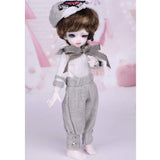 DXFK.AM BJD Doll Action Figure Charismatic Guy 1/6 SD Dolls Full Set 26Cm 10.2Inch Ball Jointed Toy + Makeup + Accessory,A