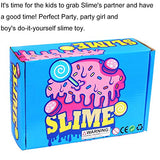4 Pack Butter Slime Kit, with Pink Dragon Fruit Slime,Blue Candy Slime, Panda and Chocolate Ice Cream Slime Super Soft & Non-Sticky Clay Cloud Slime, DIY Sludge Toy Birthday Gifts for Girls Boys