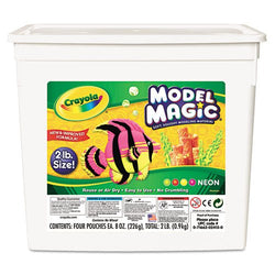 Bulk Buy: Crayola Model Magic 2lb Tub Neons 23-2413 (2-Pack)