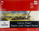 Canson Foundation Series Canva-Paper Pad Primed for Oil or Acrylic Paints, Top Bound, 136 Pound, 16 x 20 Inch, 10 Sheets
