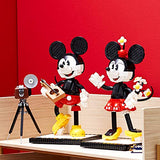 LEGO Disney Mickey Mouse & Minnie Mouse Buildable Characters (43179), Classic-Style Mickey Mouse Collectible Adult Building Kit, New 2021 (1,739 Pieces)