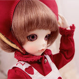 St. Lucia in Red, GEM of Doll BJD Doll 27.5CM Dollfie / 100% Custom-made / Full Set Doll