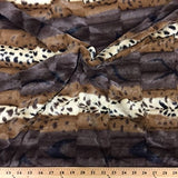 Faux Fur Fabric Short Pile 60" wide Sold By The Yard Shag Exotic