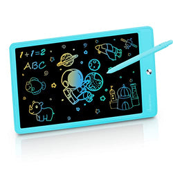 11 Inch LCD Writing Tablet, Colorful Drawing Doodle Board for Kids Toddler Drawing Pad Writing Board, Christmas Birthday Gifts for Boys Girls Age 3-7 Blue