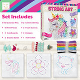 Hapinest String Art Craft Kit Gifts for Tween Girls Ages 10 11 12 Years Old and Up | Makes 3 Designs - Unicorn, Cat, and Flower