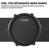AODSK Electric Drum Set,Electric Drum Kit for Adults Beginner with 15 Drum Kits and 225 Sounds+AODSK Electric Drum Amp 35-Watt Bluetooth Professional Electronic Drum Amplifier