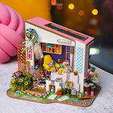 KEHUASHINA DIY Dollhouse Creative Mini 3D Wooden House Room Craft with Furniture LED Educational Toys Children's Day Birthday Gift Christmas Decoration 11