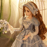 LiFDTC BJD Doll 1/3 Princess SD Dolls 60CM 23.6 Inch Ball Jointed Doll DIY Toys with Full Set Clothes Shoes Wig Makeup Headband, Can Be Used for Collections, Gifts, Children's Toys