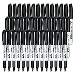 Dry Erase Markers, Lelix 42 Pack Black Dry Erase Markers Chisel Tip,Dry Erase Markers Bulk,Whiteboard Markers for School, Office Supplies, Perfect for Writing on White Board, Mirror,Calender