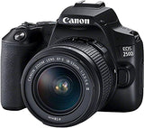 Canon EOS 250D / Rebel SL3 DSLR Camera w/ 18-55mm F/3.5-5.6 III Lens with 64 GB Memory Card