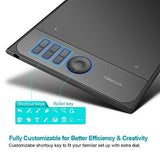 XP-PEN Star06C Graphics Tablet, 10x6 inch Active Surface Digital Drawing Tablet with 8192 Press
