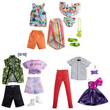 Barbie Fashion Pack - Tropical with 1 Outfit & 1 Accessory Doll & 1 Each for Ken Doll, Gift for 3 to 8 Year Olds