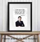 Michael Scott - The Office Decor - Office Wall Art for Home Decorations, Bedroom, Living Room, Dorm - Room Decor for Men, Teens - 8x10 UNFRAMED Funny Quote Poster Print