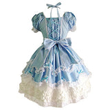 Partiss Women's Gothic Princess Cosplay Sweet Lolita Dress S Blue