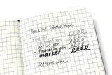 Pen & Ink Notebook 3.5X5.5 Graph Medium Wt