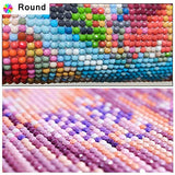 5D Diamond Painting Kits for Adults Kids, Full Round Drill Diamond for Home Wall Decor I Love You to The Moon and Back 11.8x15.7 in