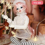 N N Doll Clothes 1/4 Pure Rural Wind Dress Thin Skirts for Minifee Or MN Body YF4-101 Doll Accessories Luodoll YF4 to 101 White 4points Minifee Body