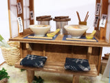Billy handmade dollhouse kit Showa stand kit noodle shop 8535 by Billy 55