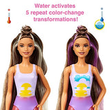 Barbie Color Reveal Sunshine and Sprinkles Doll & Accessories with 25 Surprises Including Water-Shower Umbrella & Color Change; Sun & Clouds Theme, Gift for Kids 3 Years & Older