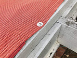Alion Home Pergola Shade Cover Sunblock Patio Canopy HDPE Permeable Cloth with Grommets (12' x 14', Rust Red)