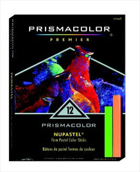 Prismacolor 020553 Nupastel Non-Toxic Artists Pastel Stick44; Pack 12