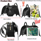 Makerfire Novelty Black Bat Wings Backpack Wing Gothic Goth Punk Lace Lolita Bag