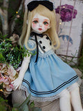 LUSHUN BJD Doll 1/4 SD Doll 16 inch 40CM, with Glass eyes14 Ball Jointed Dolls Baby Doll Toy Gift Can Replace Eyes and Wig, with Full Set Clothes Wig Makeup