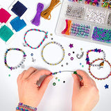 Fashion Angels DIY Galaxy Alphabet Bead Case (12618), 800+ Colorful Charms and Beads, Screen-Free/Arts and Craft/ Jewelry Making, Great Gift or Reward, Recommended for Ages 8 and Up